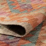 Kelim Rug - Splash - 203 x 153 cm - colorful