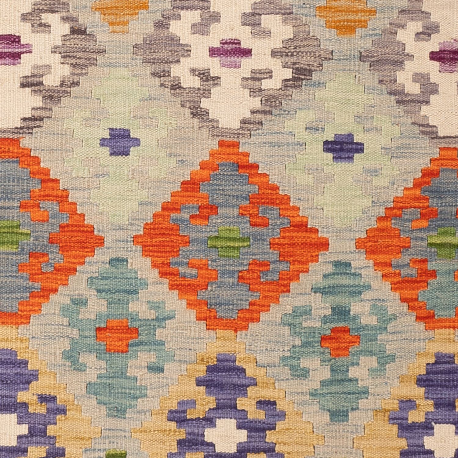 Kelim Rug - Splash - 215 x 150 cm - colorful