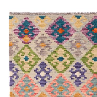 Kelim Rug - Splash - 215 x 150 cm - colorful