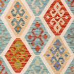 Kelim Rug - Splash - 209 x 158 cm - colorful