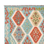 Kelim Rug - Splash - 209 x 158 cm - colorful