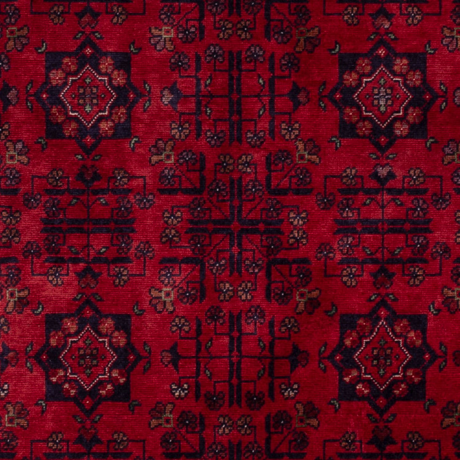 Afghan Rug - Royal - 150 x 98 cm - red