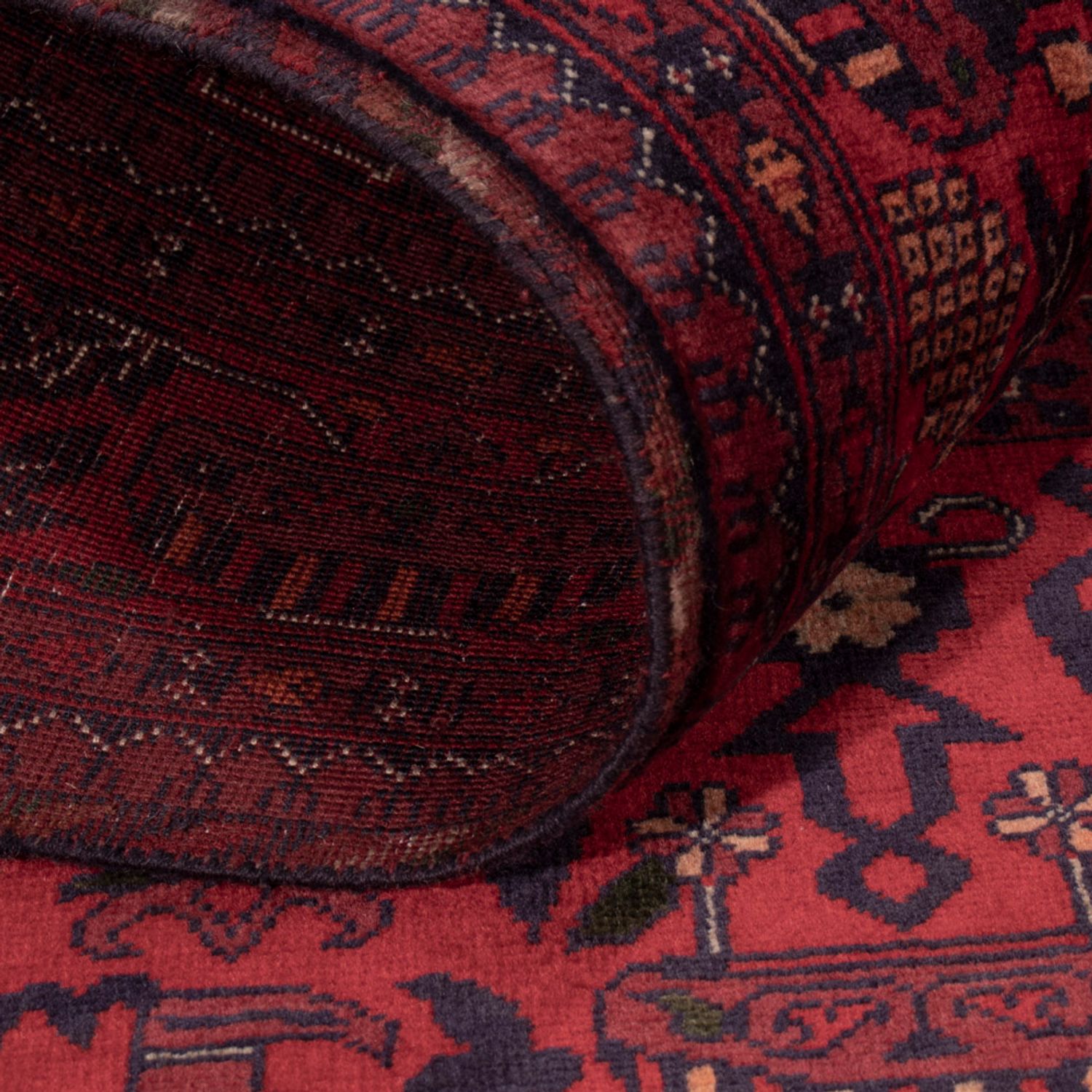 Afghan Rug - Royal - 150 x 100 cm - red