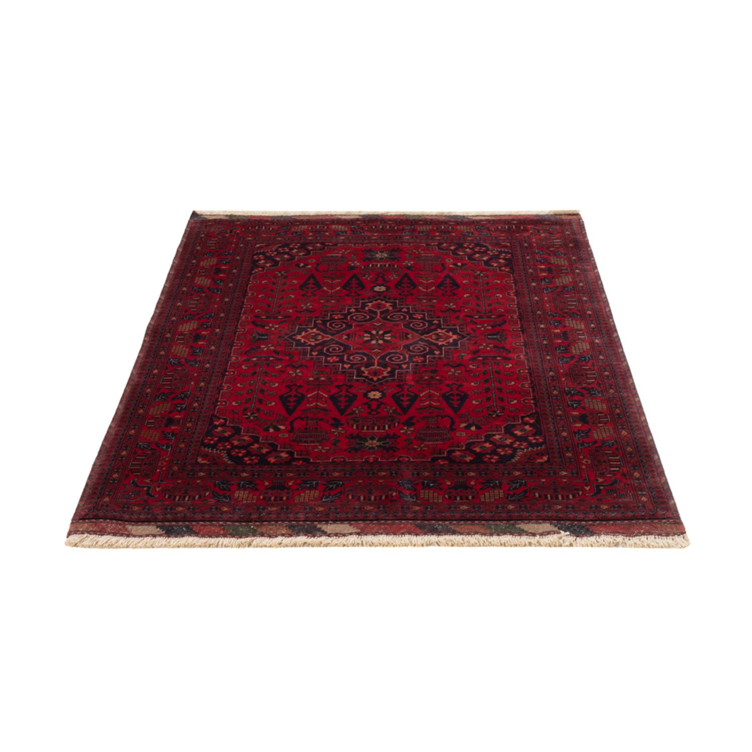 Afghan Rug - Royal - 150 x 100 cm - red
