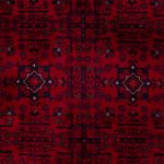 Afghan Rug - Royal - 147 x 100 cm - red