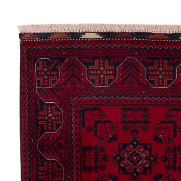 Afghan Rug - Royal - 141 x 100 cm - red