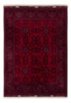 Afghan Rug - Royal - 141 x 100 cm - red
