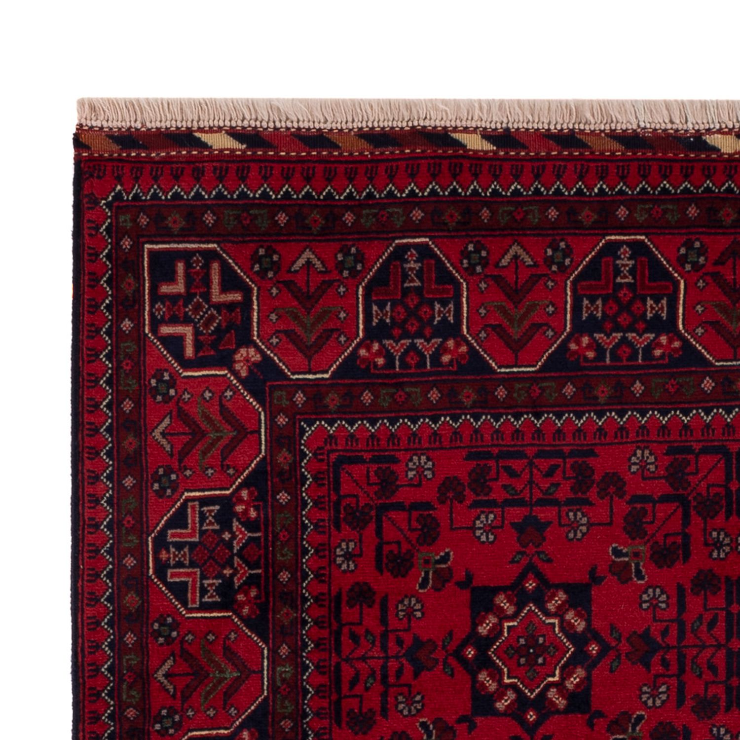 Afghan Rug - Royal - 158 x 100 cm - red