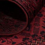 Afghan Rug - Royal - 145 x 103 cm - red