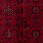Afghan Rug - Royal - 150 x 99 cm - red