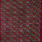 Afghan Rug - Royal - 142 x 97 cm - green