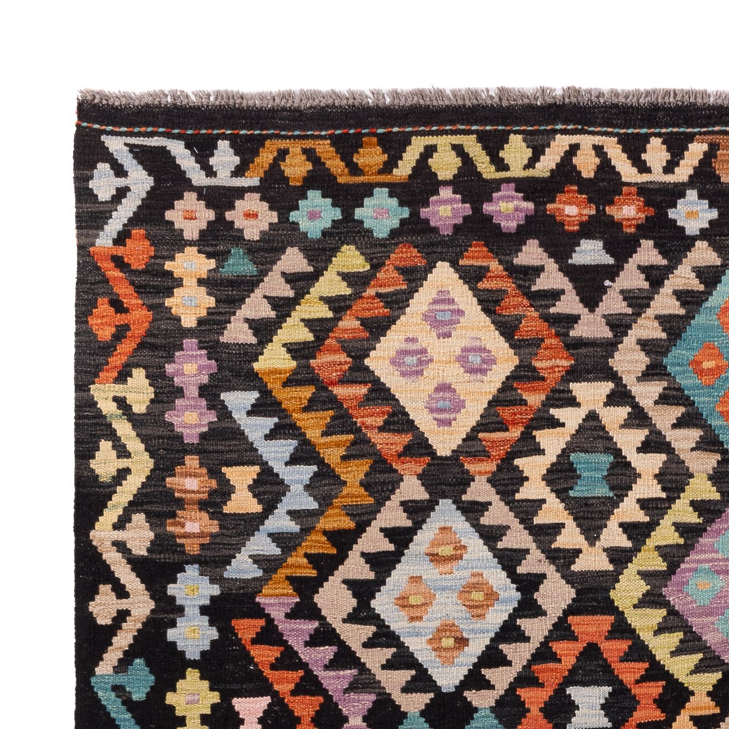 Kelim Rug - Splash - 250 x 178 cm - colorful