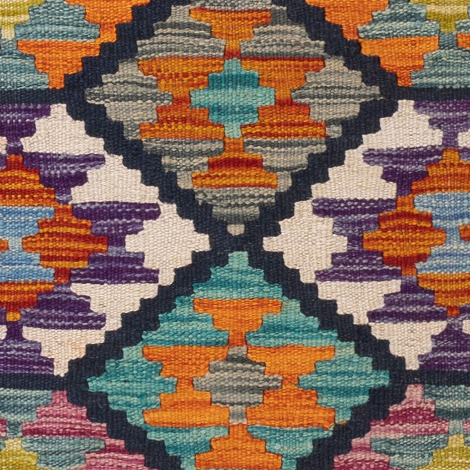 Kelim Rug - Splash - 143 x 101 cm - colorful