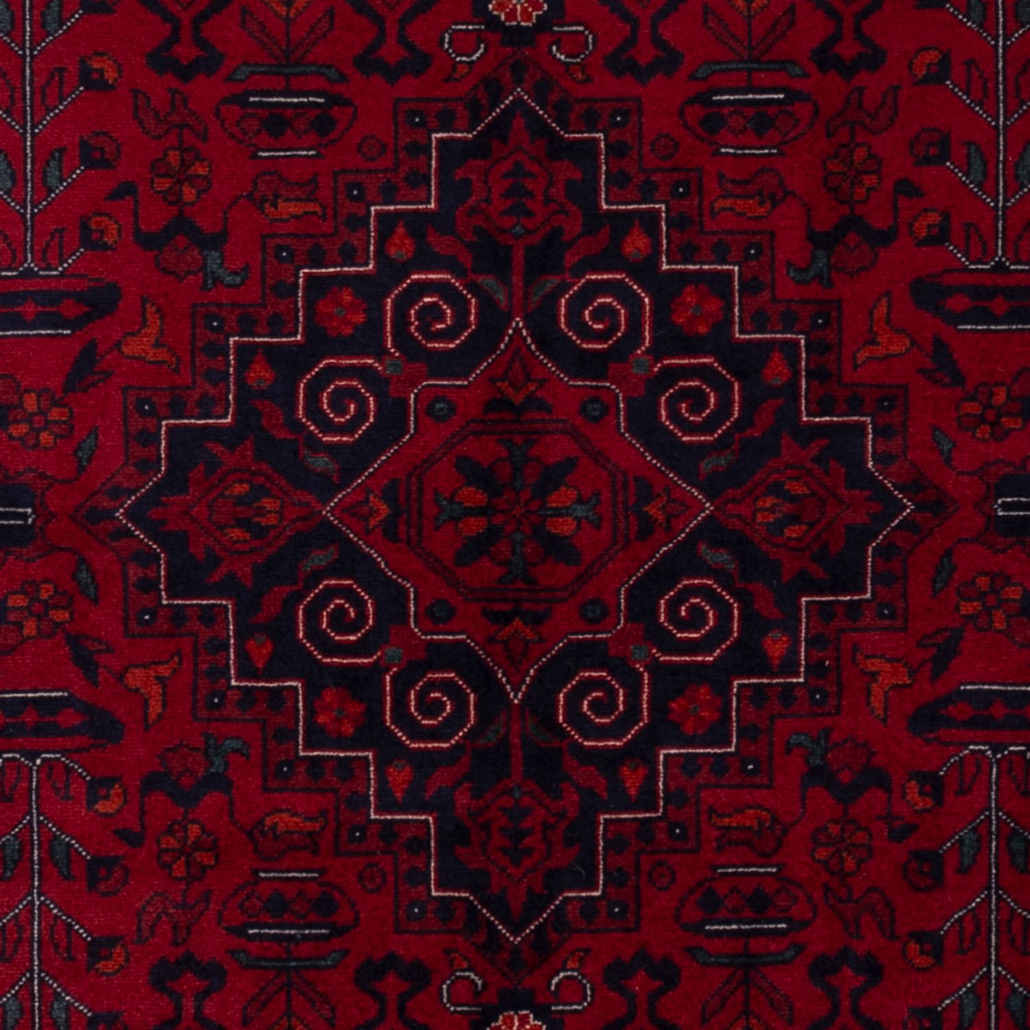 Afghan Rug - Royal - 150 x 100 cm - red