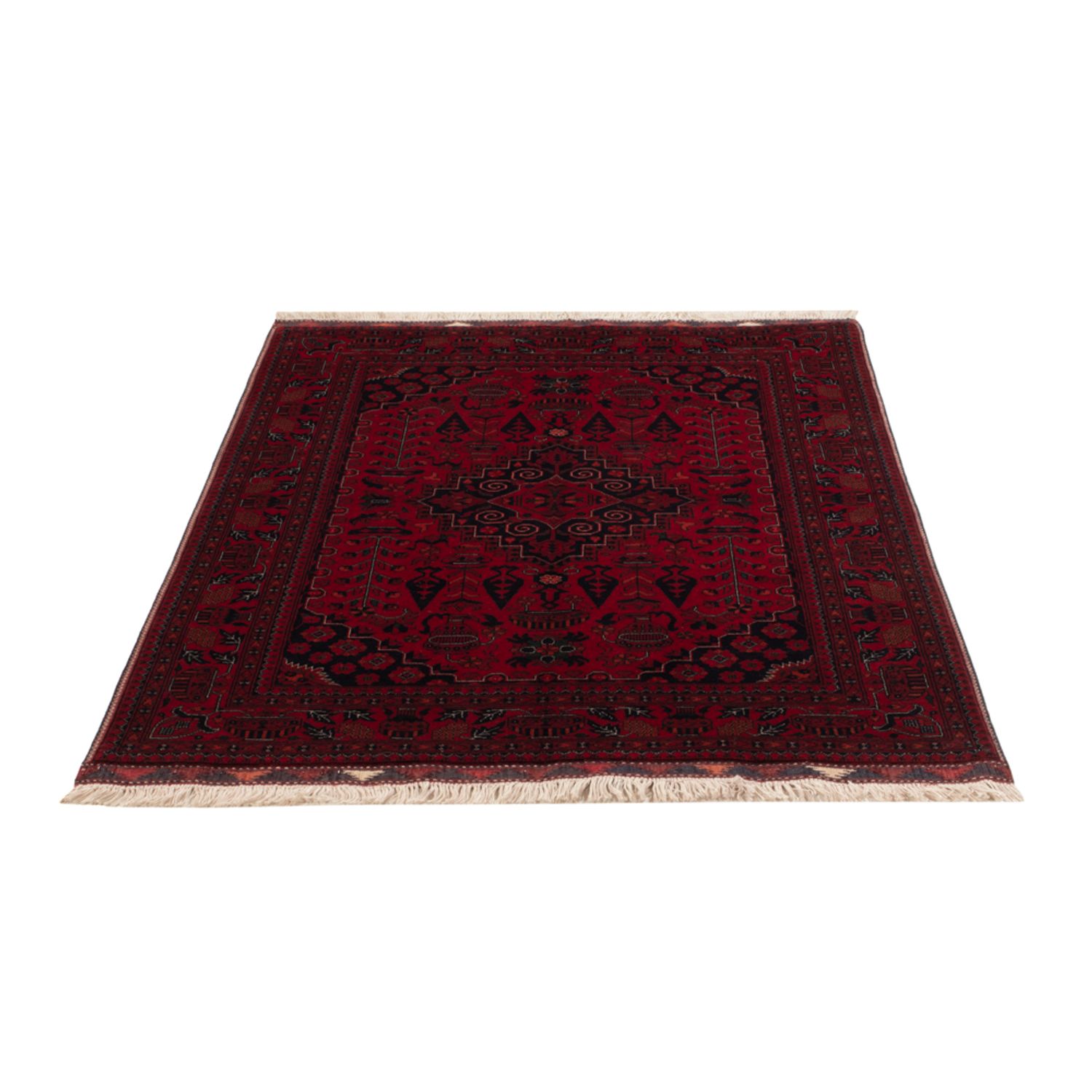Afghan Rug - Royal - 150 x 100 cm - red