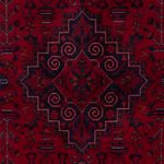 Afghan Rug - Royal - 154 x 101 cm - red