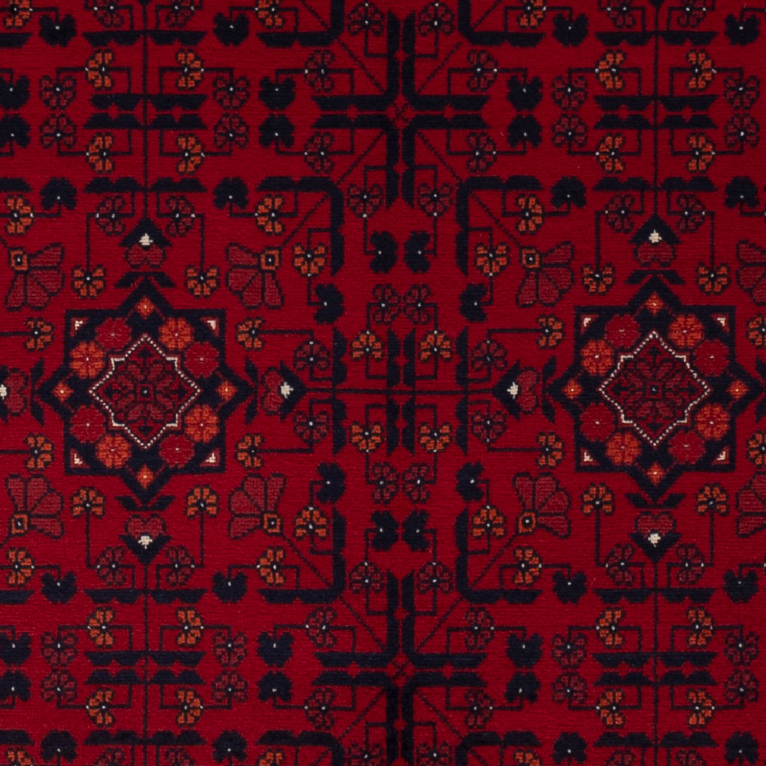 Afghan Rug - Royal - 150 x 98 cm - red