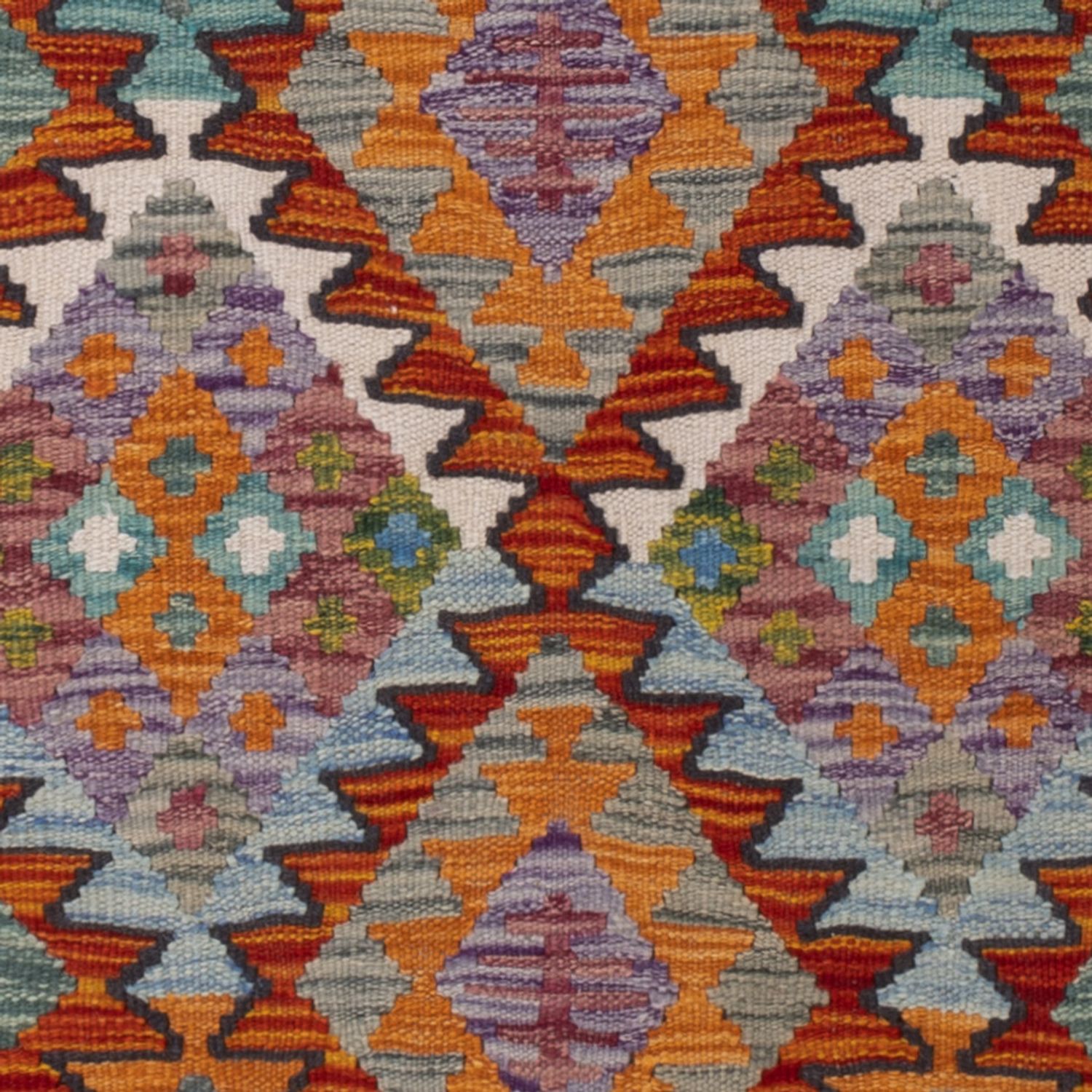 Kelim Rug - Splash - 155 x 99 cm - colorful