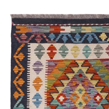 Kelim Rug - Splash - 155 x 99 cm - colorful