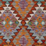 Kelim Rug - Splash - 155 x 99 cm - colorful