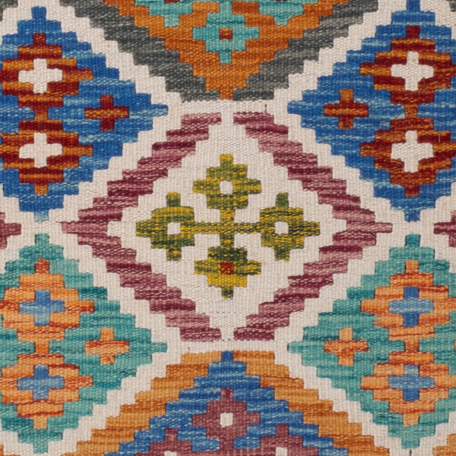 Kelim Rug - Splash - 146 x 95 cm - colorful