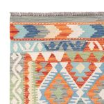 Kelim Rug - Splash - 145 x 111 cm - colorful