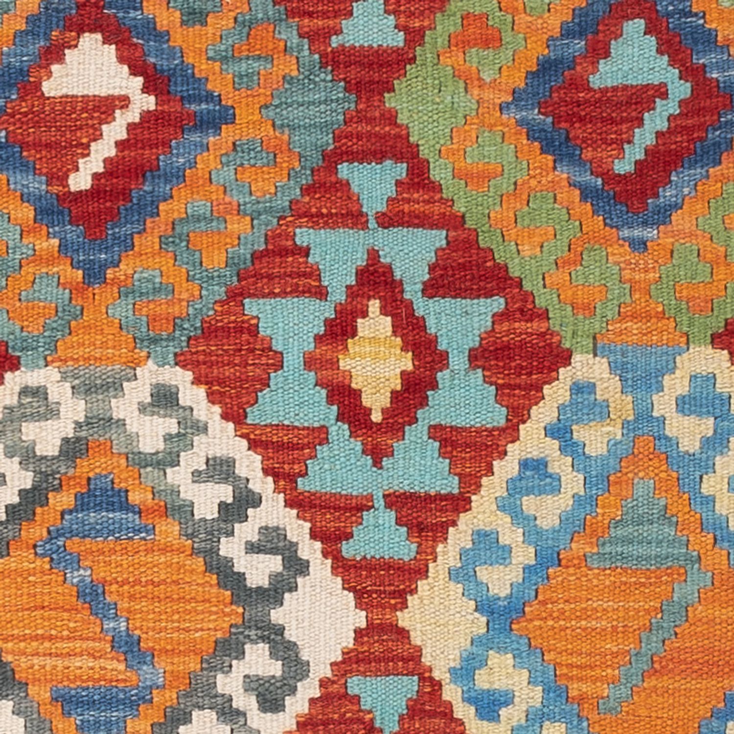 Kelim Rug - Splash - 146 x 106 cm - colorful