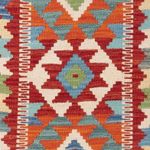 Kelim Rug - Splash - 145 x 99 cm - colorful