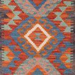 Kelim Rug - Splash - 150 x 101 cm - colorful