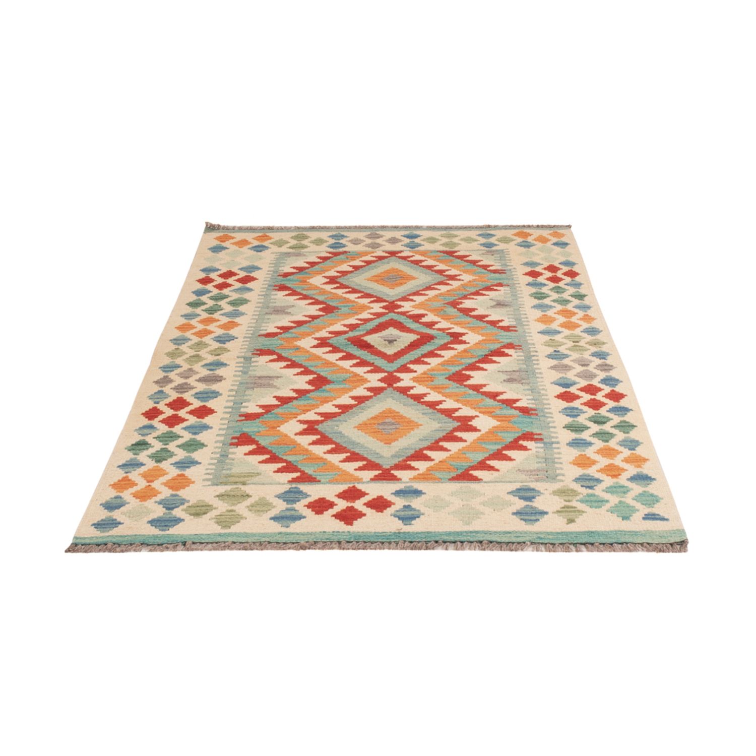 Kelim Rug - Splash - 152 x 95 cm - colorful