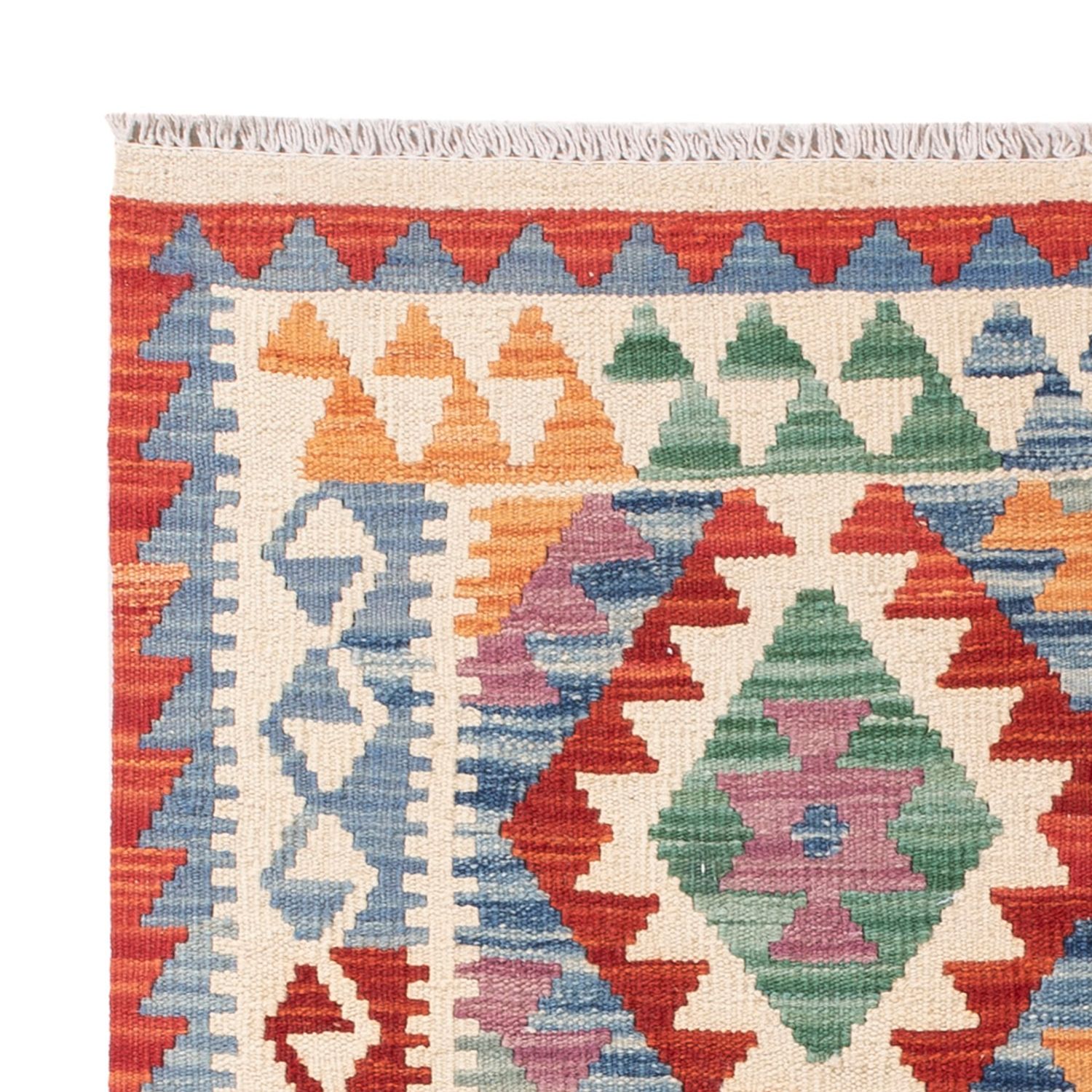 Kelim Rug - Splash - 133 x 96 cm - colorful