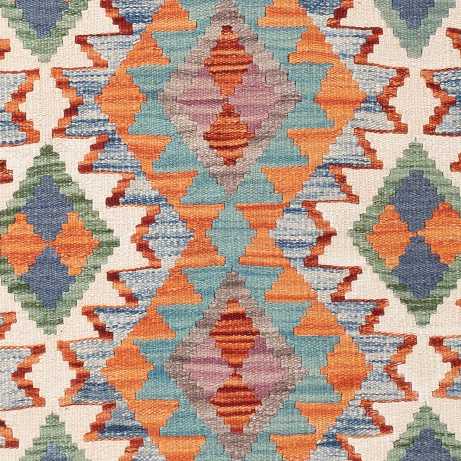 Kelim Rug - Splash - 154 x 108 cm - colorful