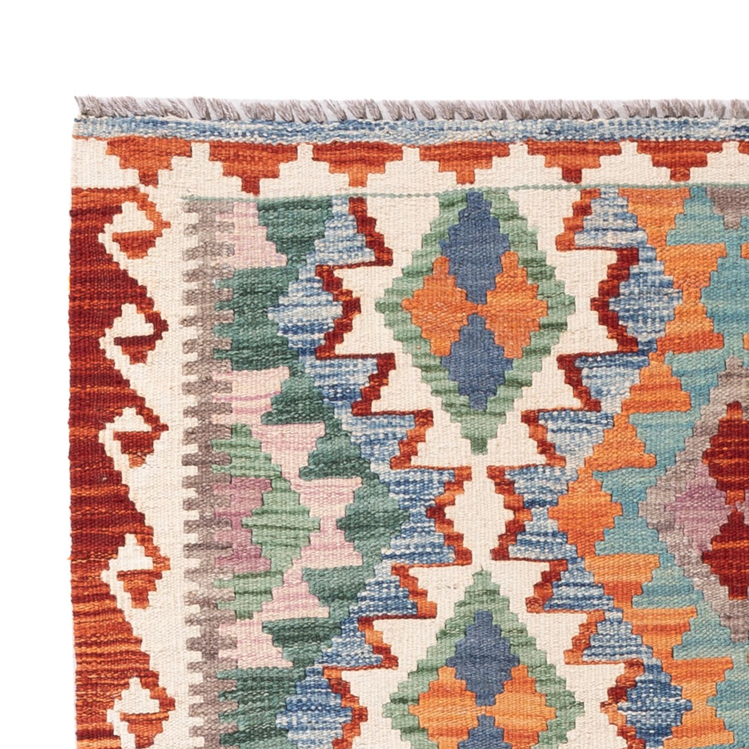 Kelim Rug - Splash - 154 x 108 cm - colorful