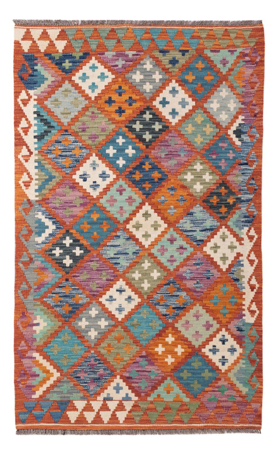 Kelim Rug - Splash - 160 x 98 cm - colorful