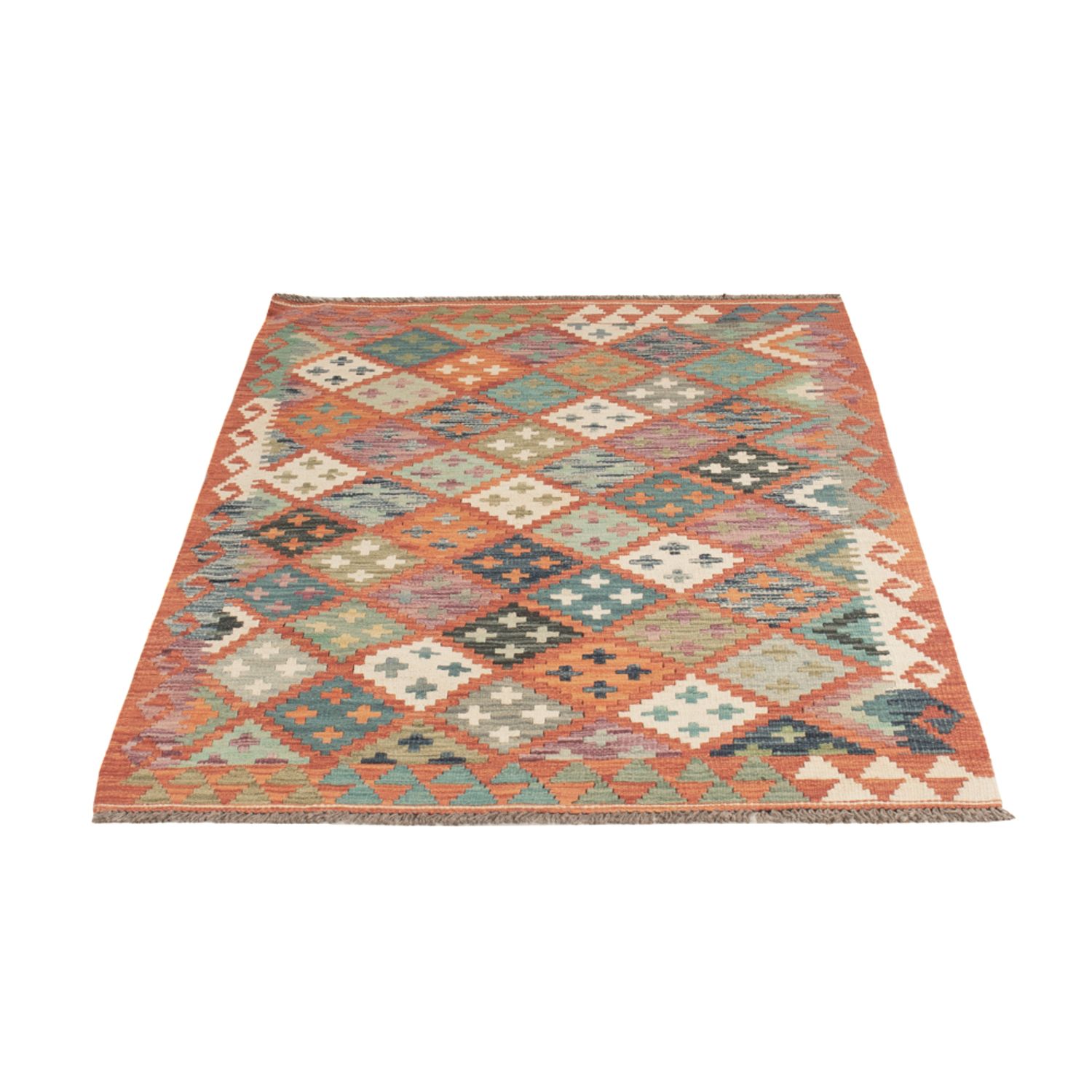 Kelim Rug - Splash - 160 x 98 cm - colorful