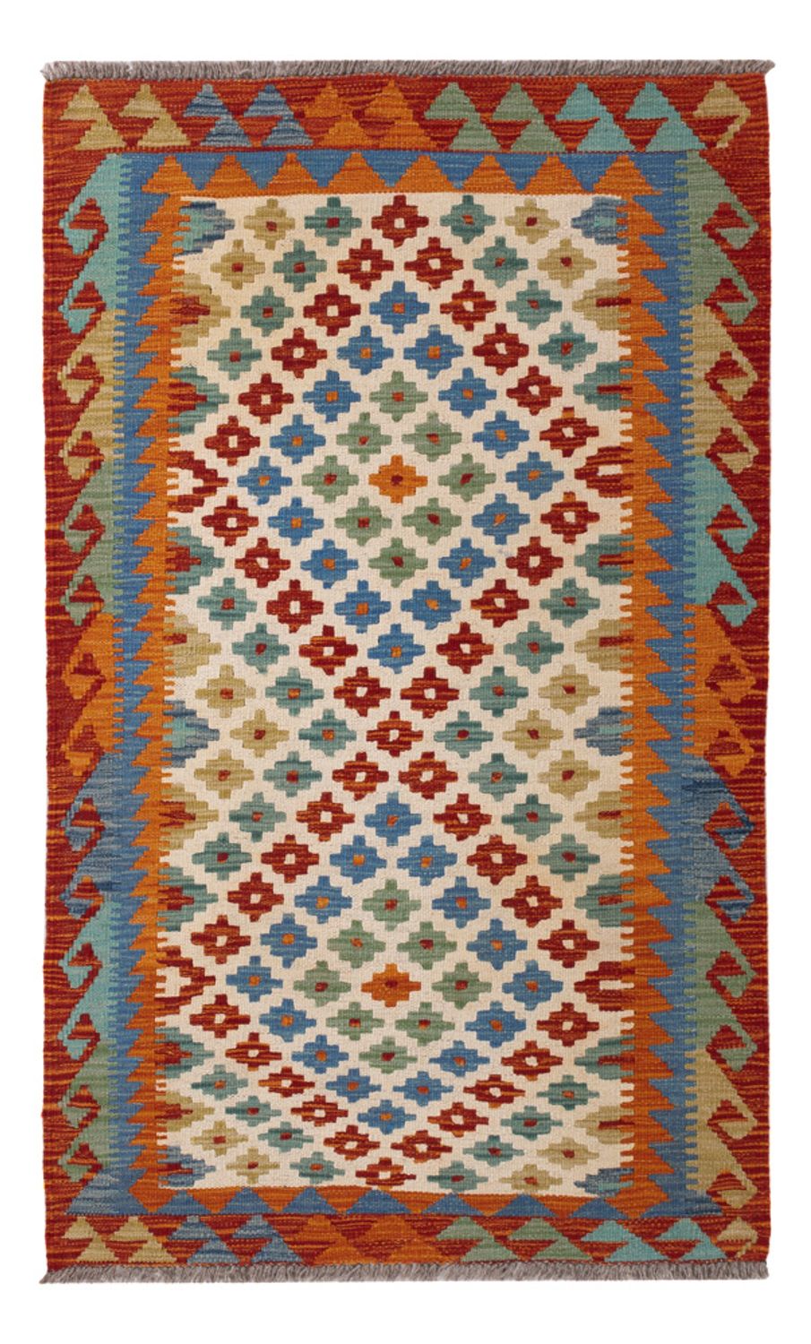 Kelim Rug - Splash - 142 x 87 cm - colorful