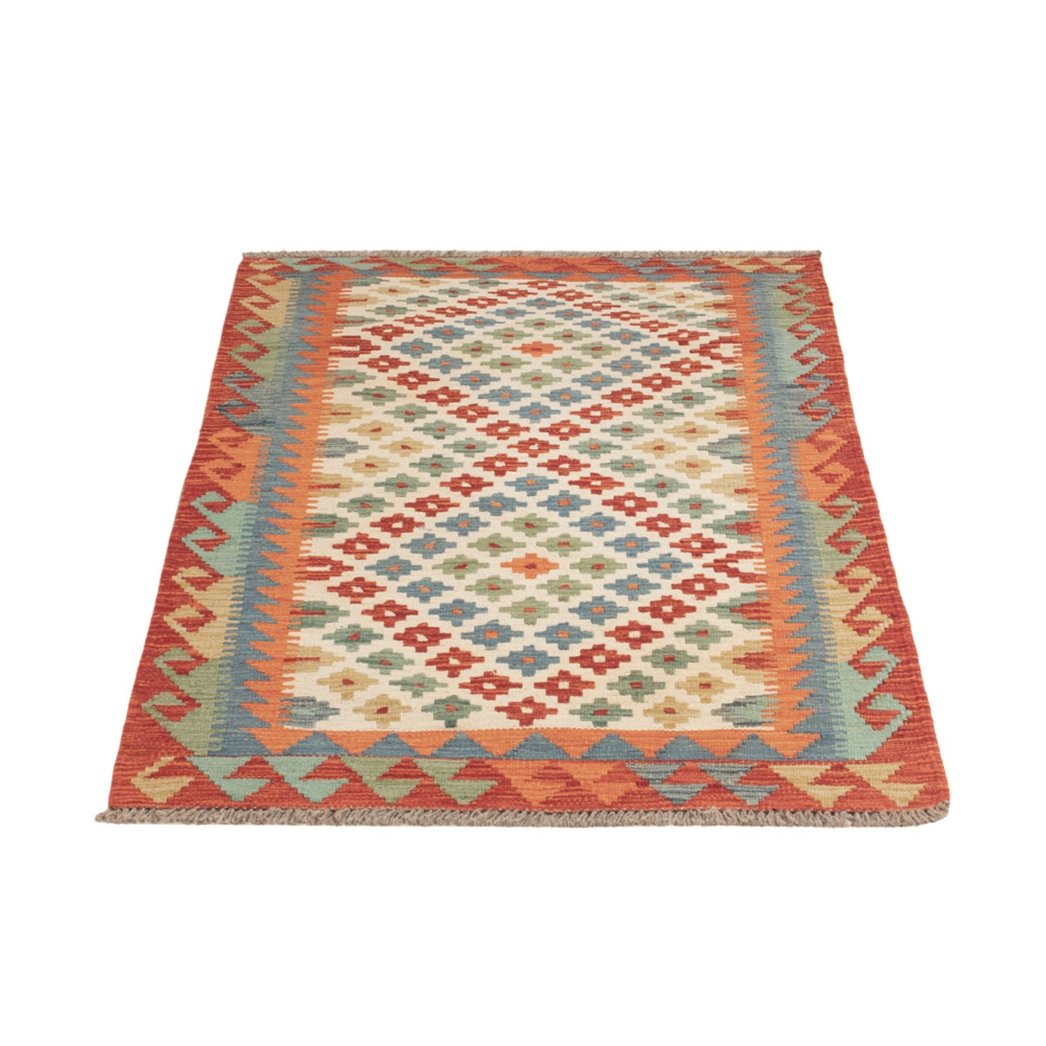 Kelim Rug - Splash - 142 x 87 cm - colorful