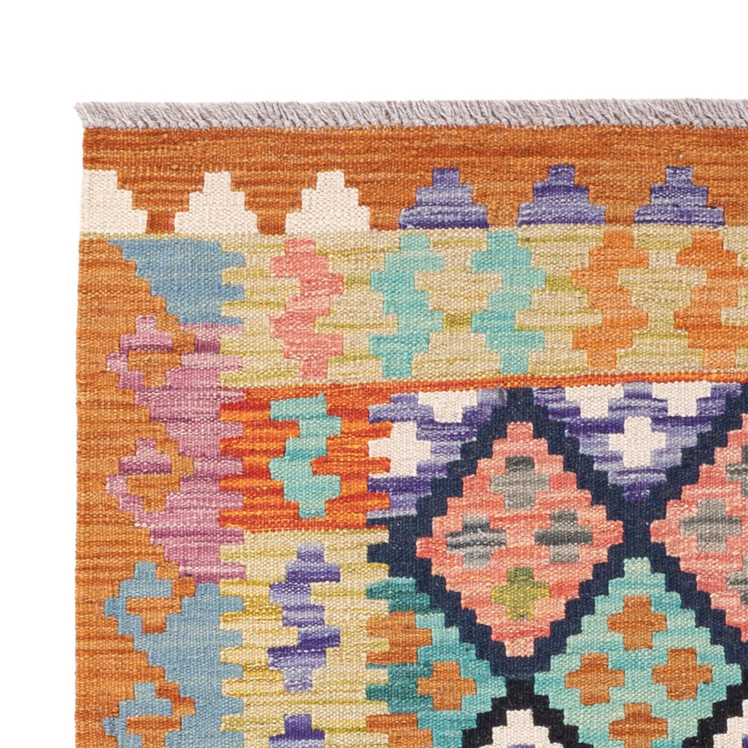 Kelim Rug - Splash - 155 x 104 cm - colorful