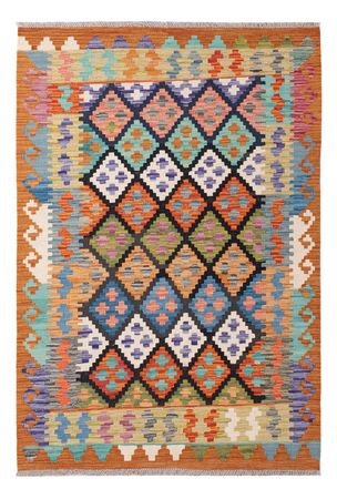 Kelim Rug - Splash - 155 x 104 cm - colorful