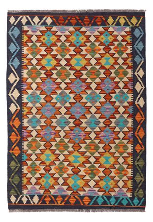 Kelim Rug - Splash - 147 x 103 cm - colorful