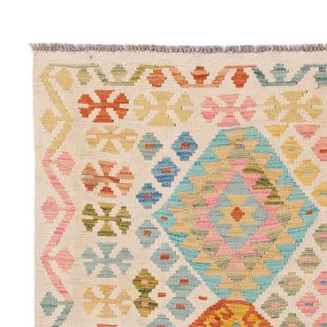 Kelim Rug - Splash - 208 x 145 cm - colorful