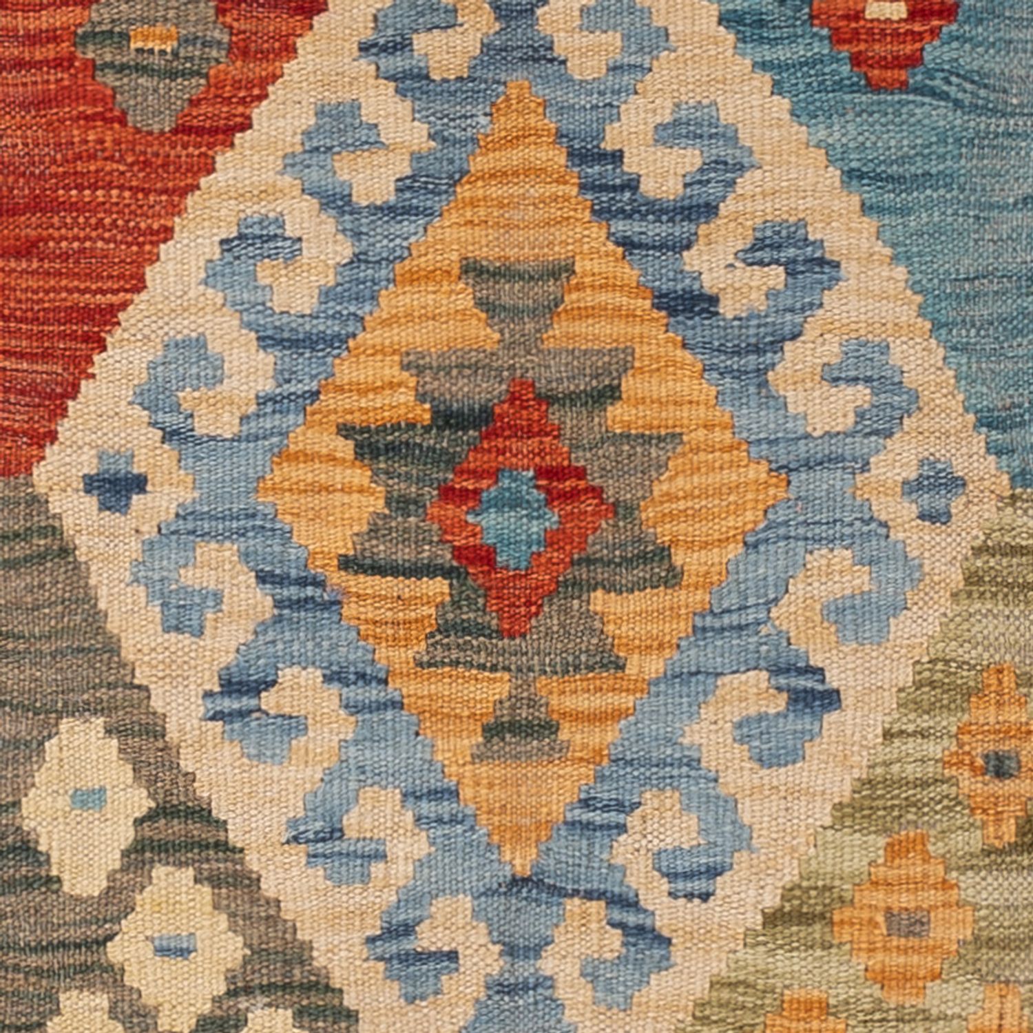 Kelim Rug - Splash - 162 x 102 cm - colorful