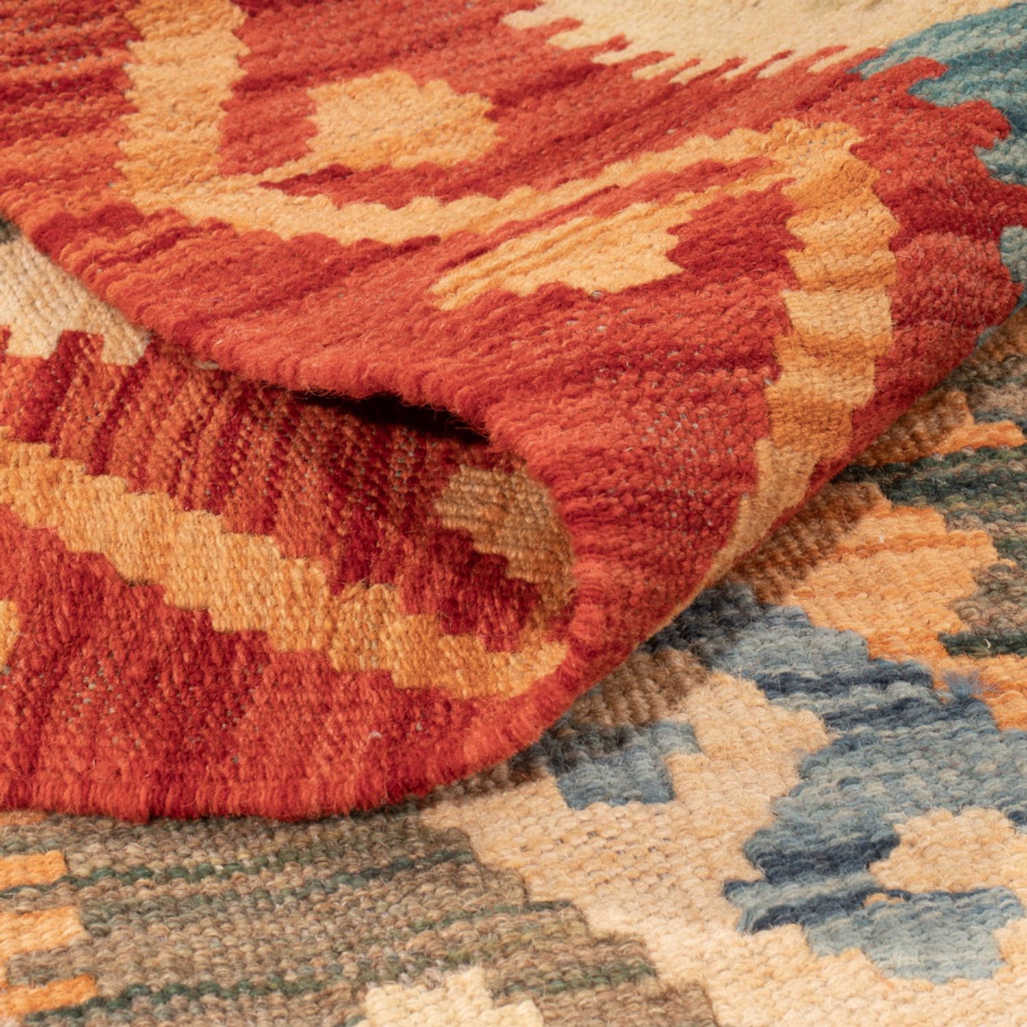 Kelim Rug - Splash - 162 x 102 cm - colorful