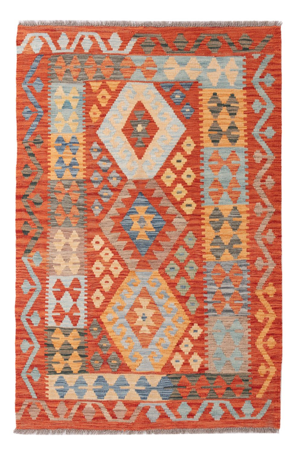 Kelim Rug - Splash - 156 x 103 cm - colorful