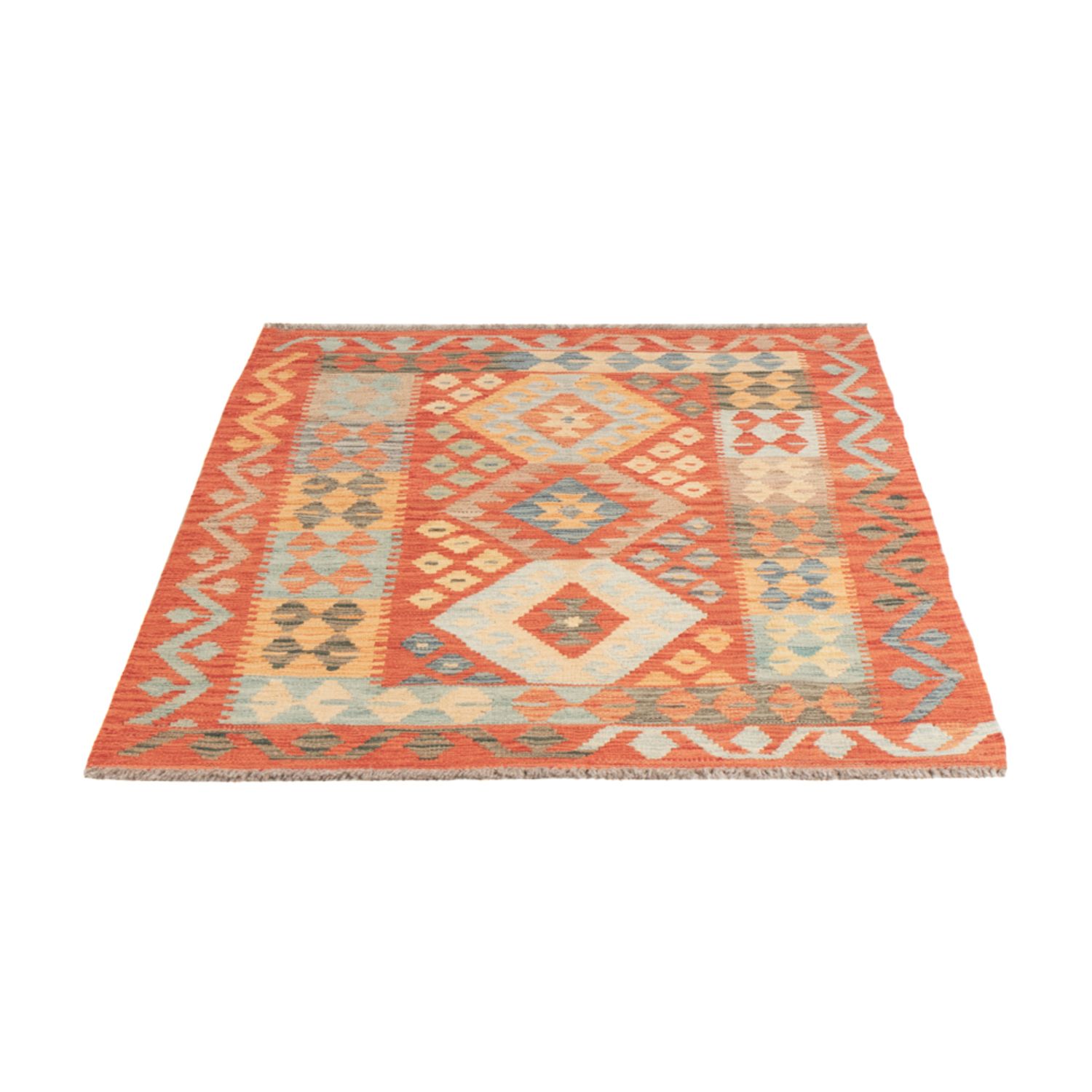 Kelim Rug - Splash - 156 x 103 cm - colorful
