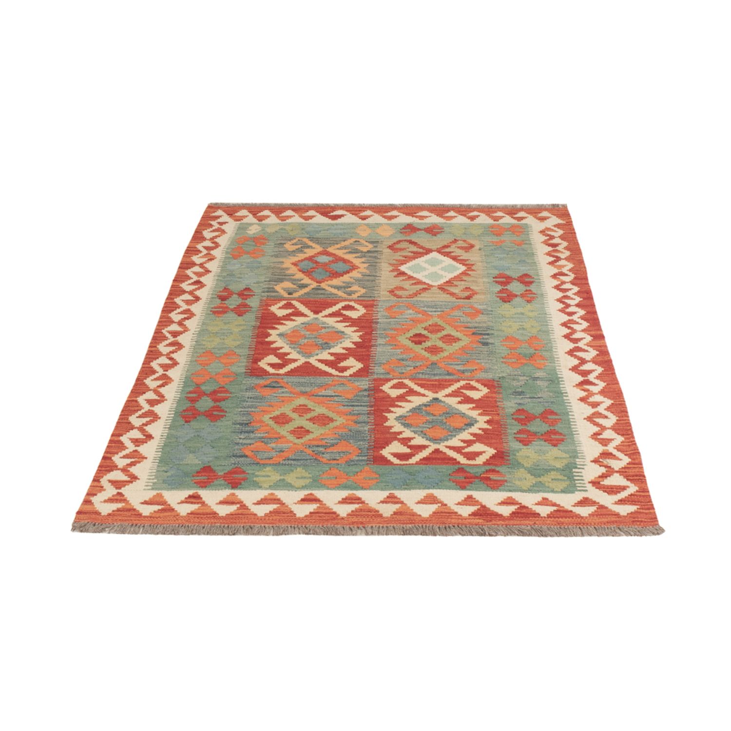 Kelim Rug - Splash - 149 x 103 cm - colorful