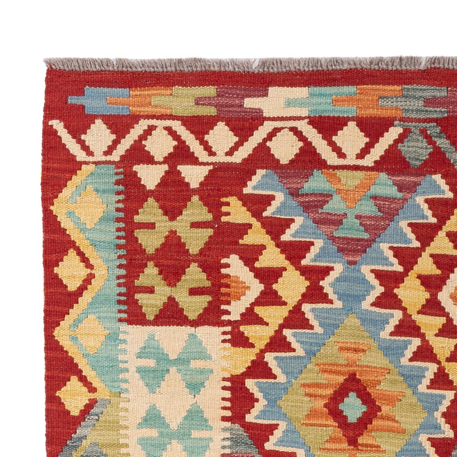 Kelim Rug - Splash - 158 x 110 cm - colorful