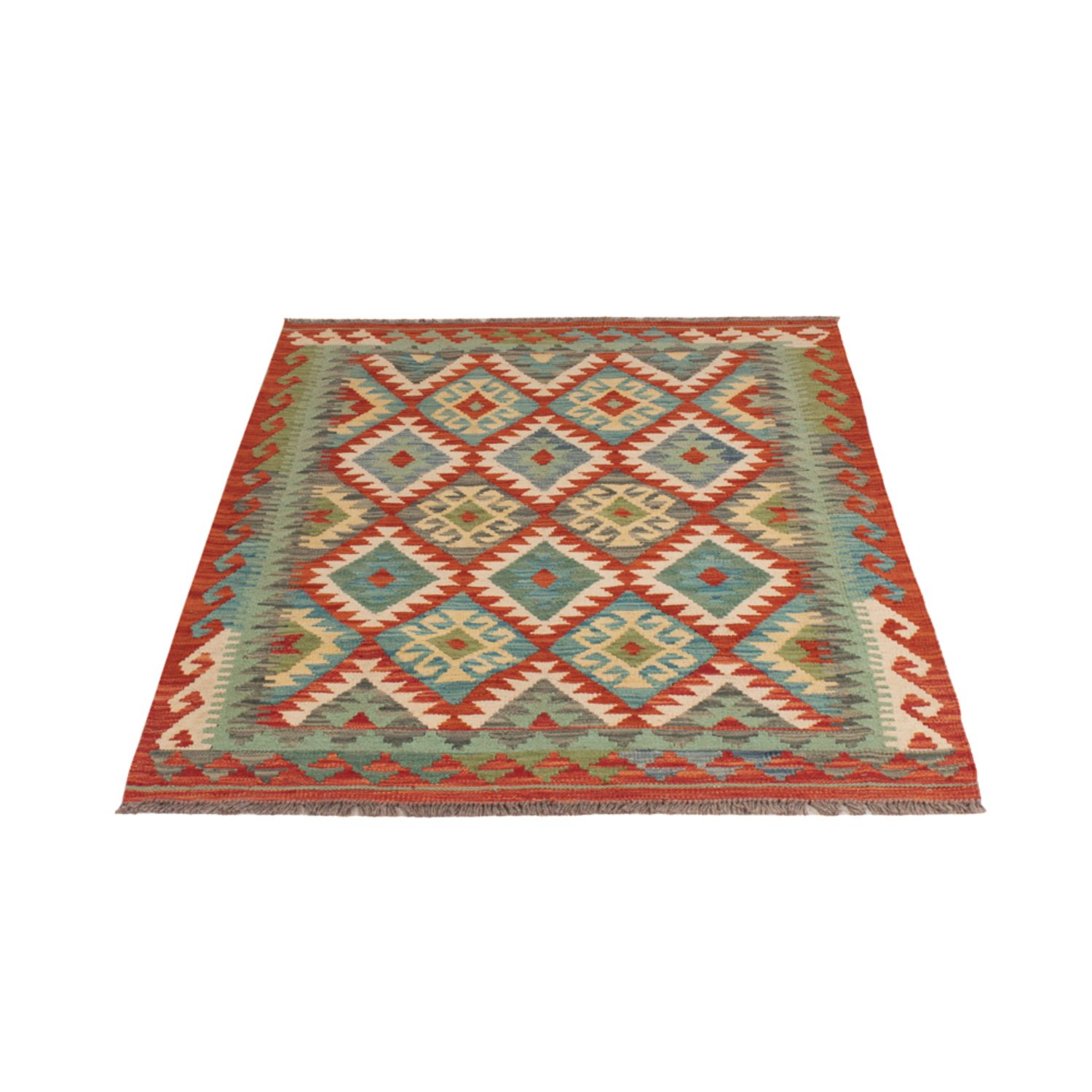 Kelim Rug - Splash - 152 x 108 cm - colorful