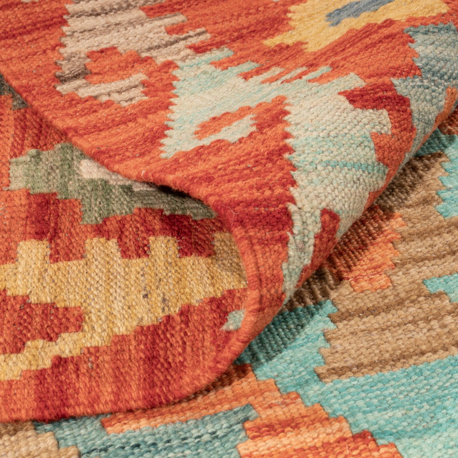 Kelim Rug - Splash - 153 x 100 cm - colorful