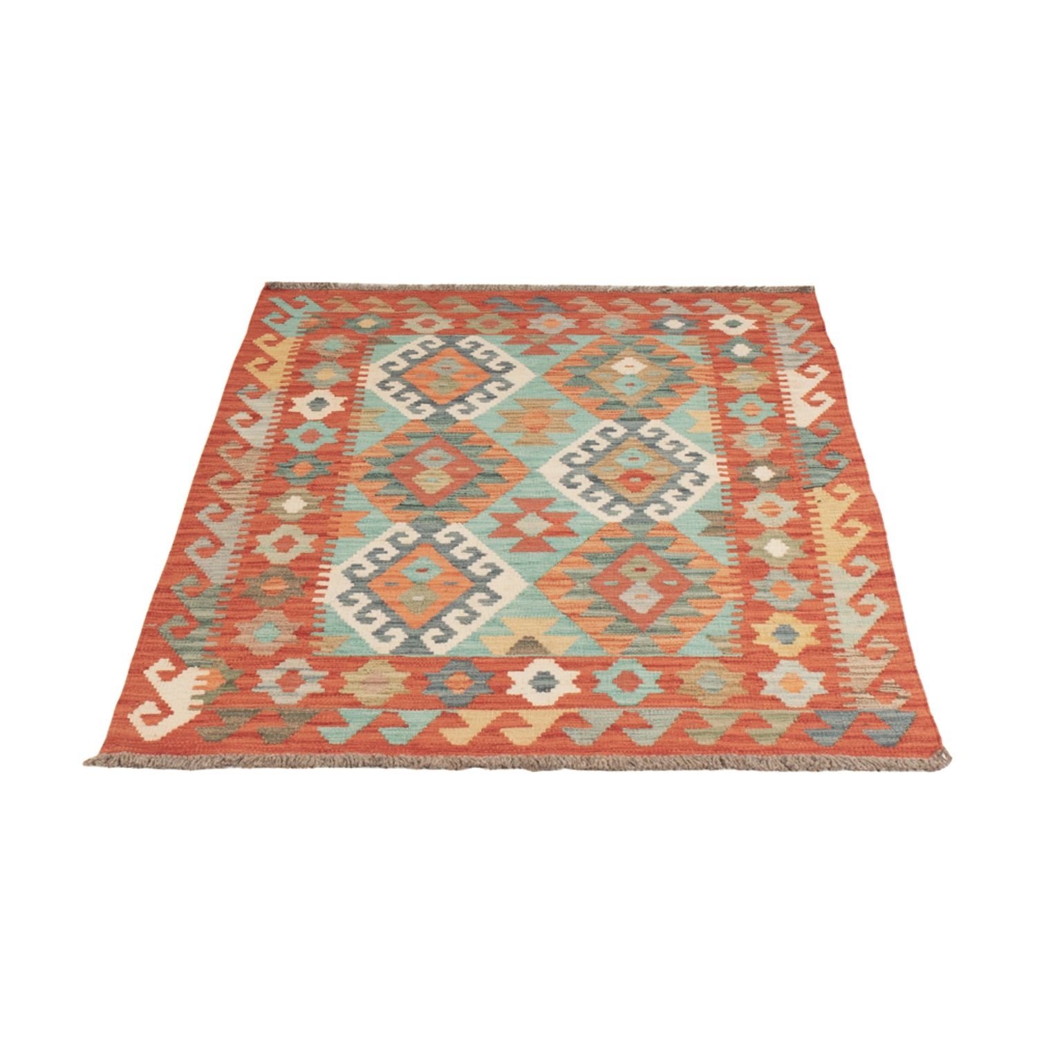 Kelim Rug - Splash - 153 x 100 cm - colorful